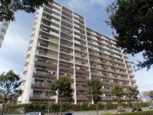 7号棟南面施工後