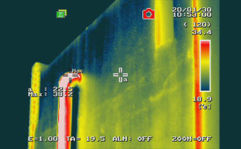 赤外線サーモグラフィ